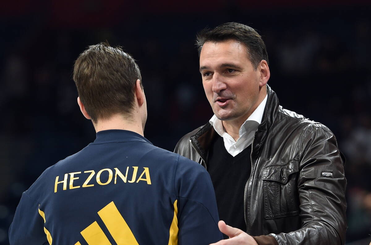 Dalibor Bagarić bivši hrvatski košarkaš i Mario Hezonja
