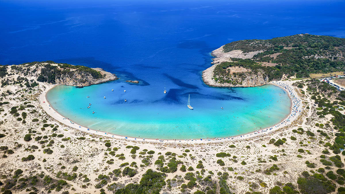 Voidokilija plaža, Grčka