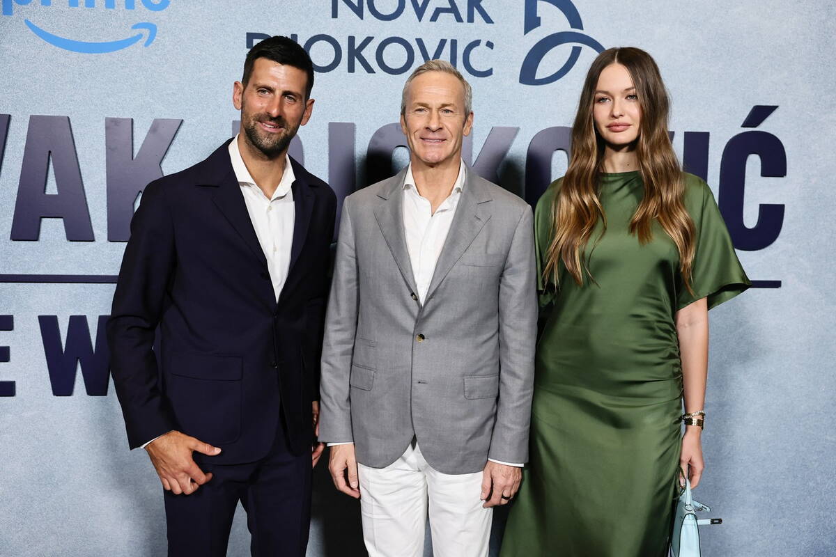 Novak Đoković sa Kristinom Romanovom na premijeri dokumentarca u Njujorku