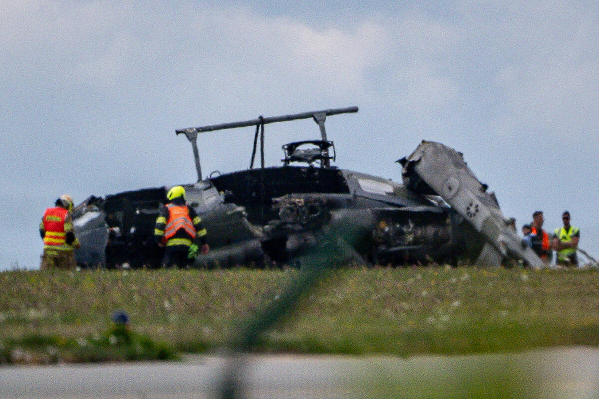 Pao vojni helikopter u Češkoj Republici