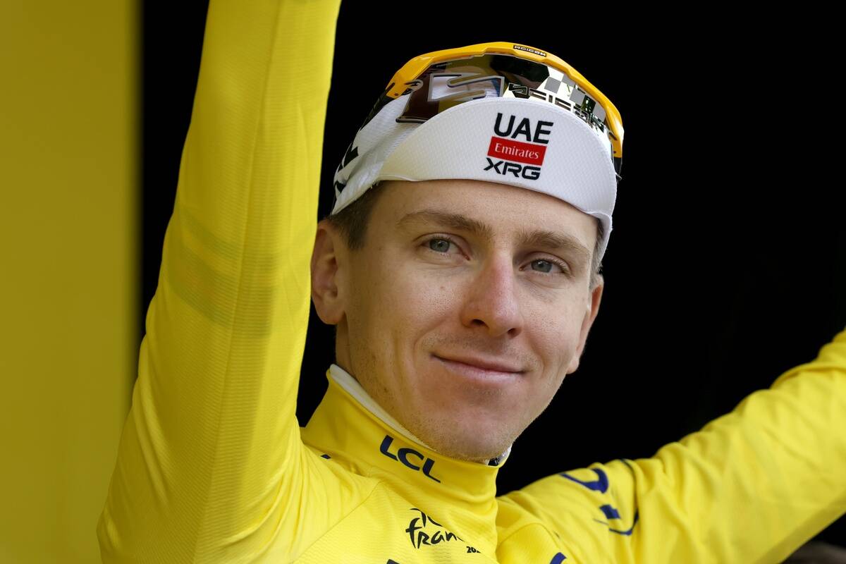 Tadej pogaćar na Tur de Fransu