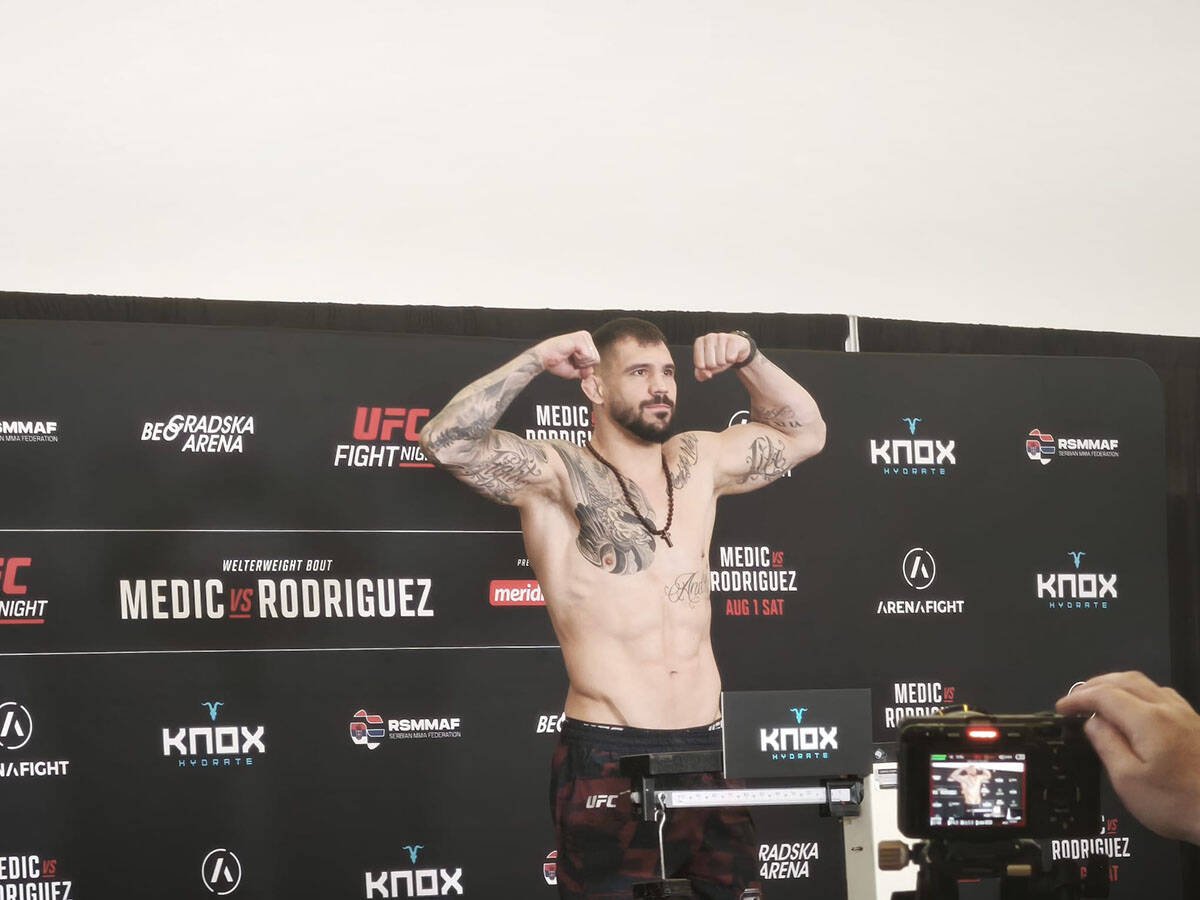 Srpski borac aleksandar rakić pred UFC Beograd.