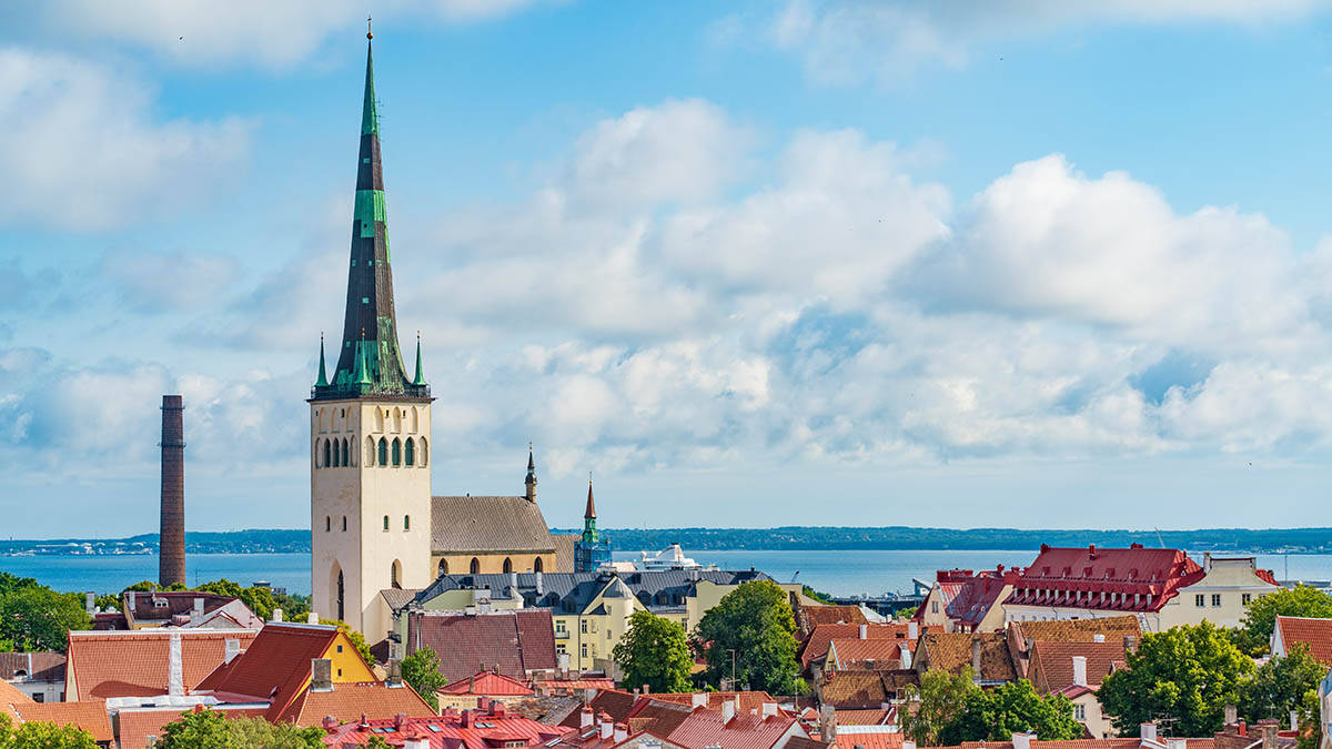 Pogled na grad Talin u Estoniji