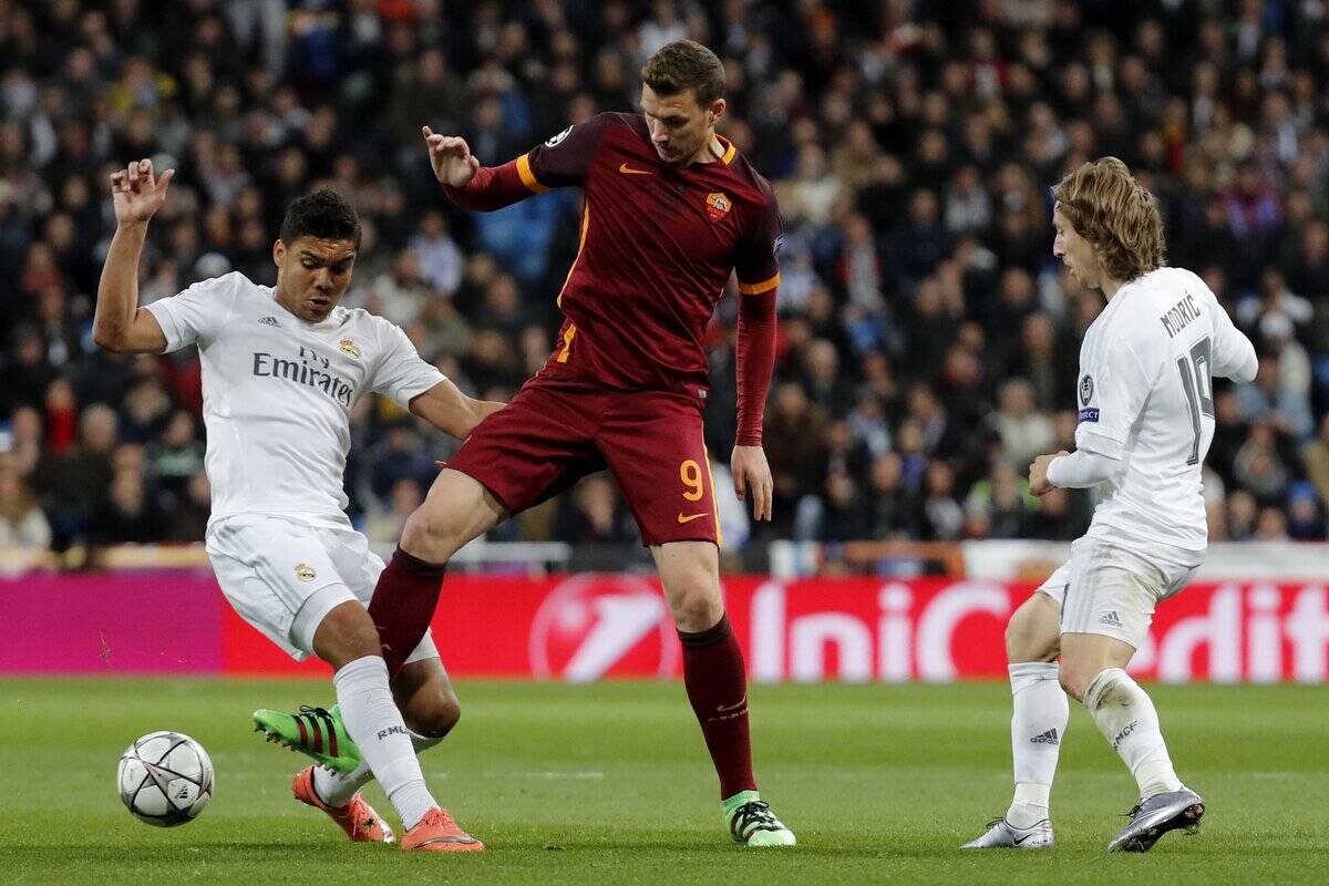 Luka Modrić i Edin Džeko