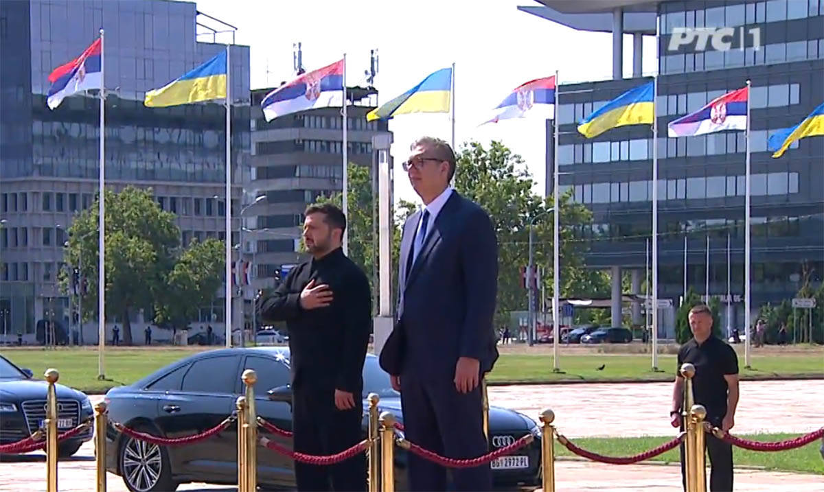 Aleksandar Vučić i Volodimir Zelenski