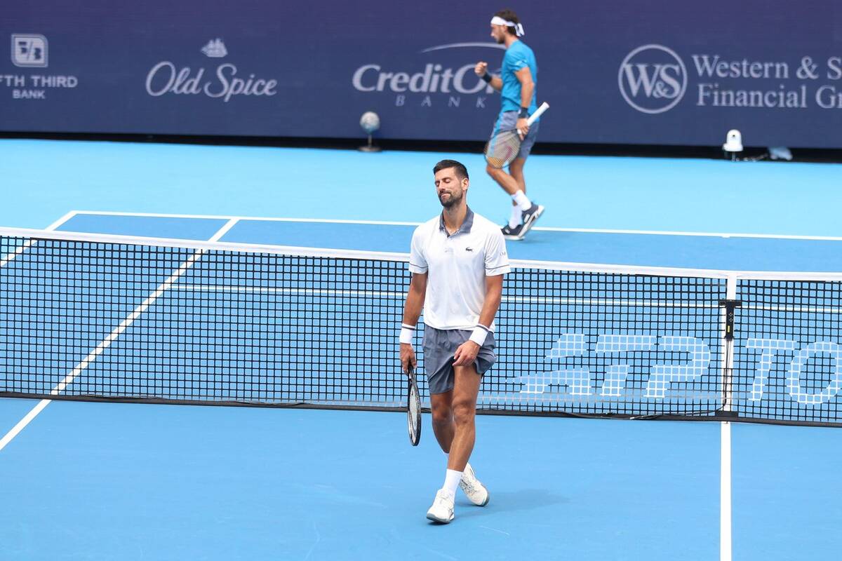 Novak Đoković potišten u Sinsinatiju protiv Tirantea