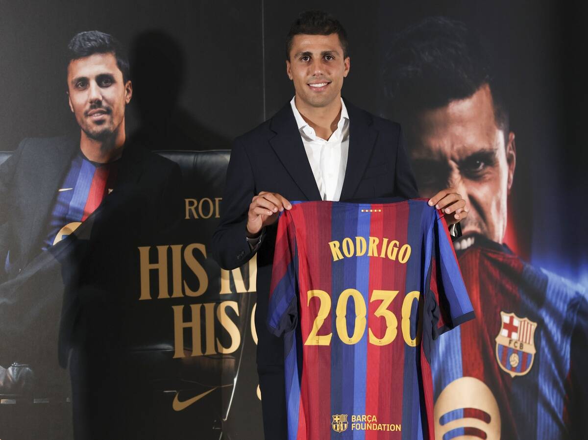 Rodri podigao dres Barselone na promociji