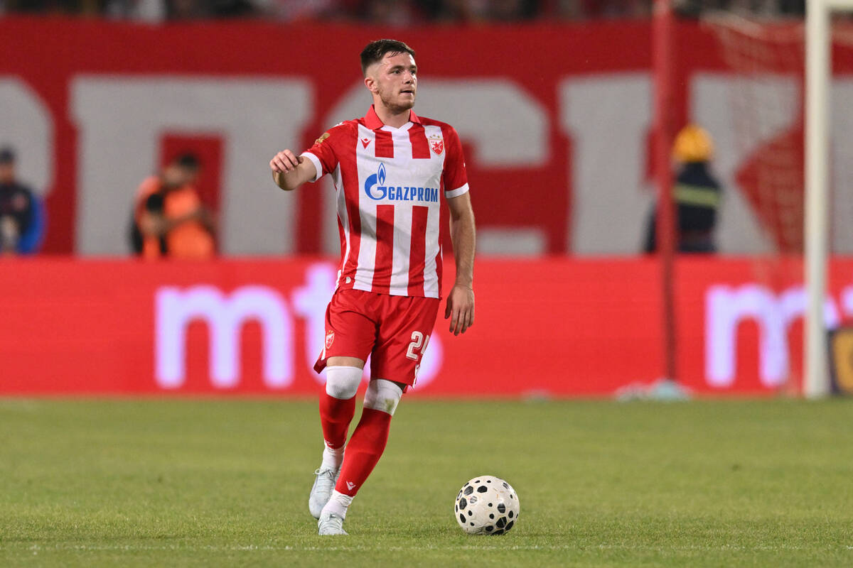 Nikola Stanković na utakmici Crvene zvezde