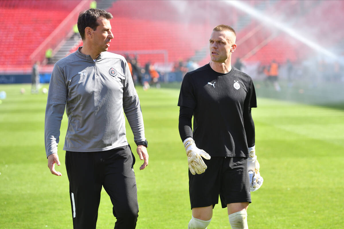 Nemanja Jovšić i Aleksandar Jovanović na večitom derbiju Zvezda Partizan
