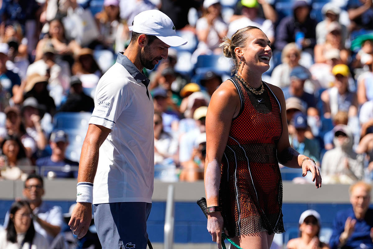 Novak Đoković i Arina Sabalenka igraju na US Openu zajedno