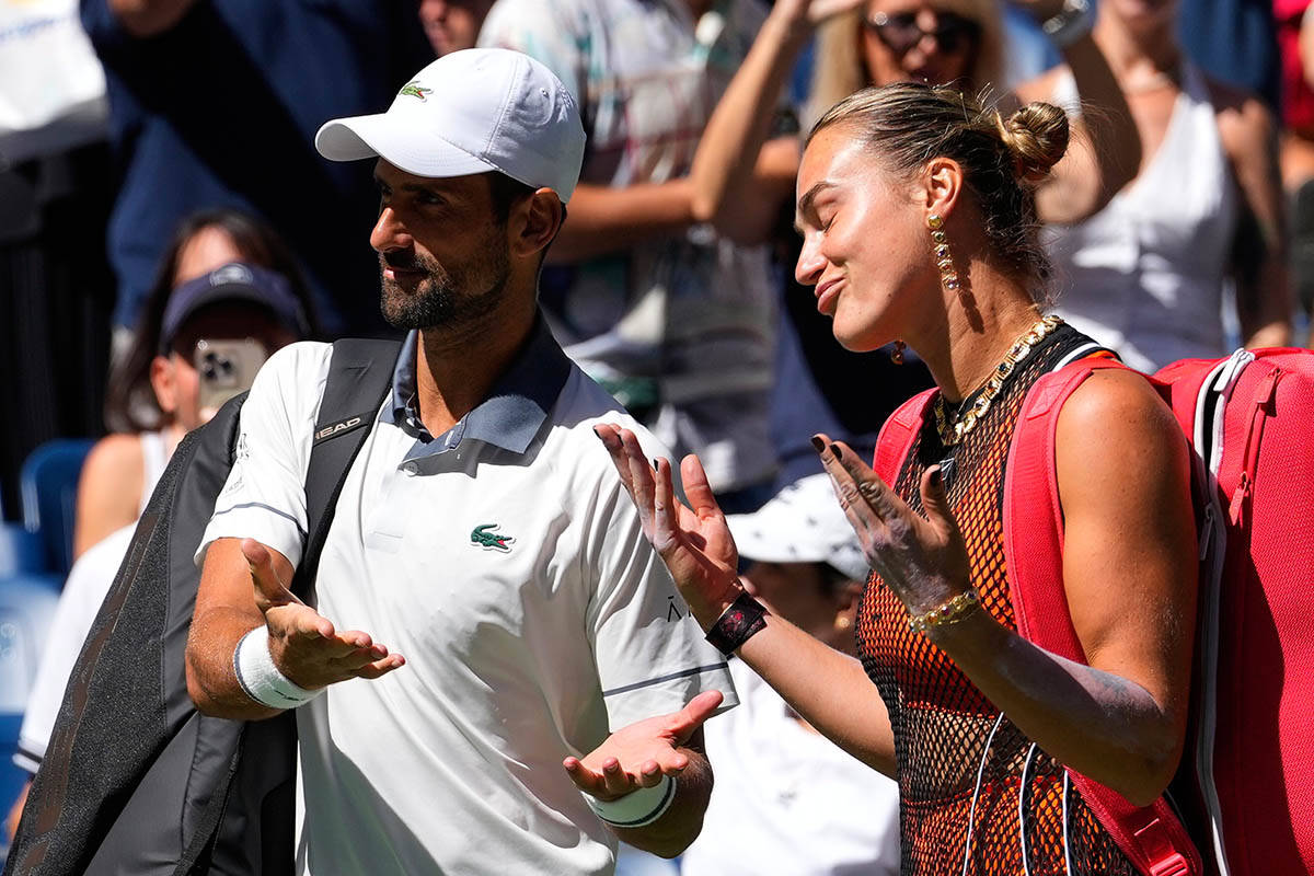Novak Đoković i Arina Sabalenka zajedno na US Openu