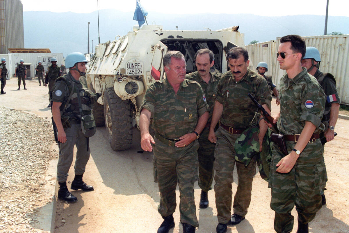 Ratko Mladić u Sarajevu 1993. godine