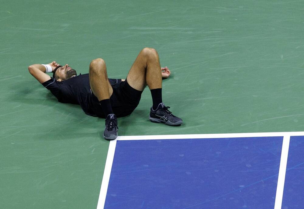 Novak Đoković na US Openu 2026.
