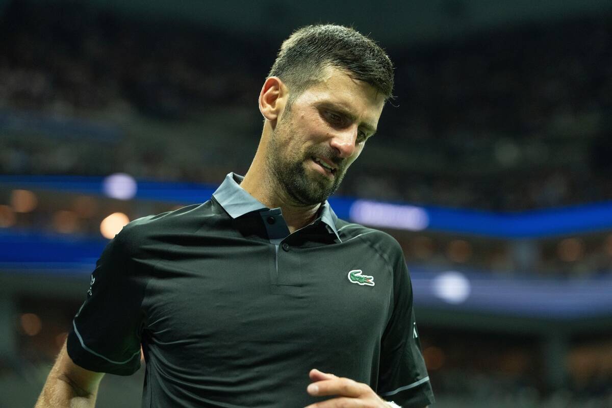 Novak Đoković se muči na terenu na US Openu