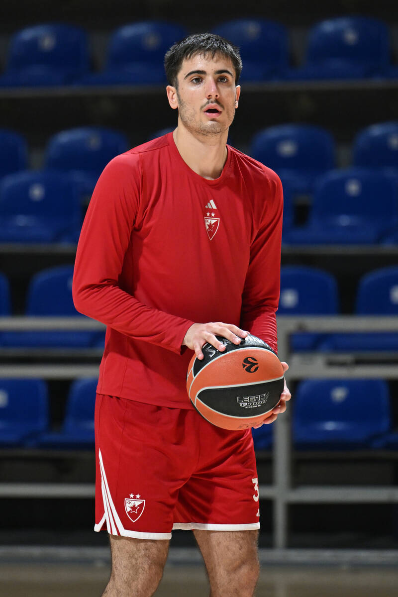 Andrej Bjelić na treningu Zvezde