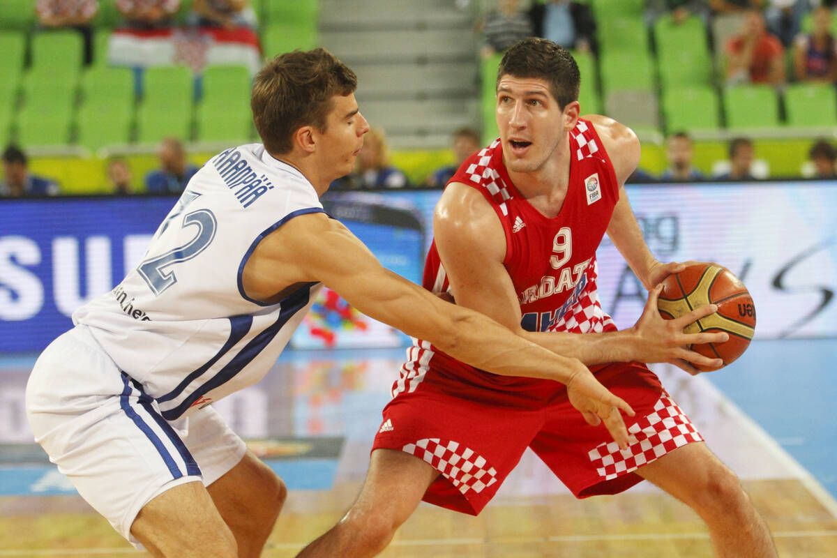 Damjan Rudež u dresu reprezentacije Hrvatske