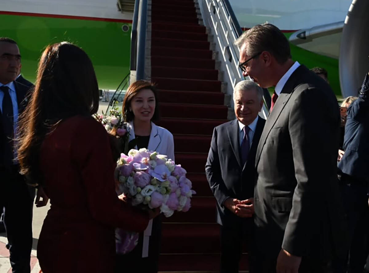 Vučić dočekao predsednika Uzbekistana