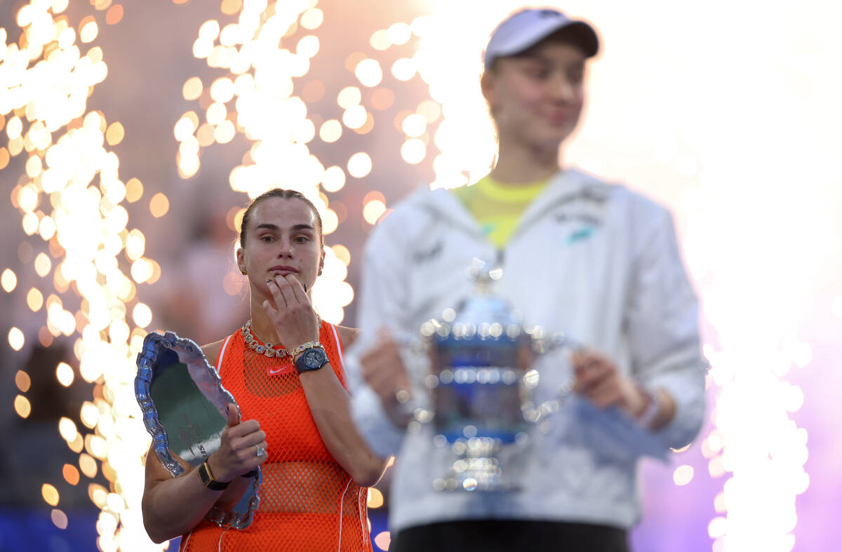 Arina Sabalenka zamišljena posle poraza u finalu US Opena