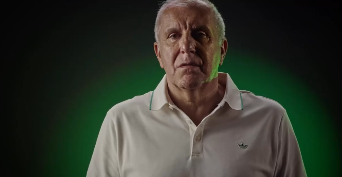 Željko Obradović na promociji dresa Panatinaikosa