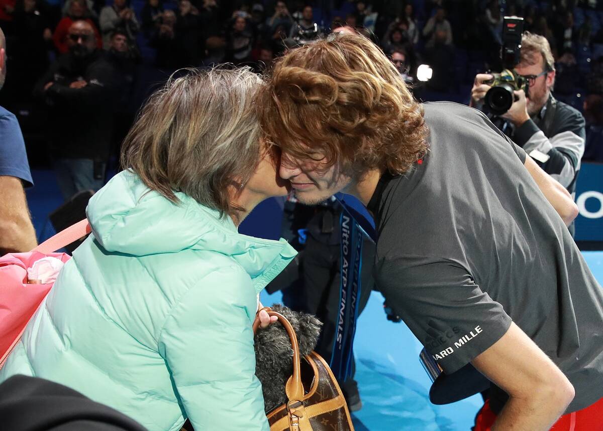 Saša Zverev sa majkom Irinom