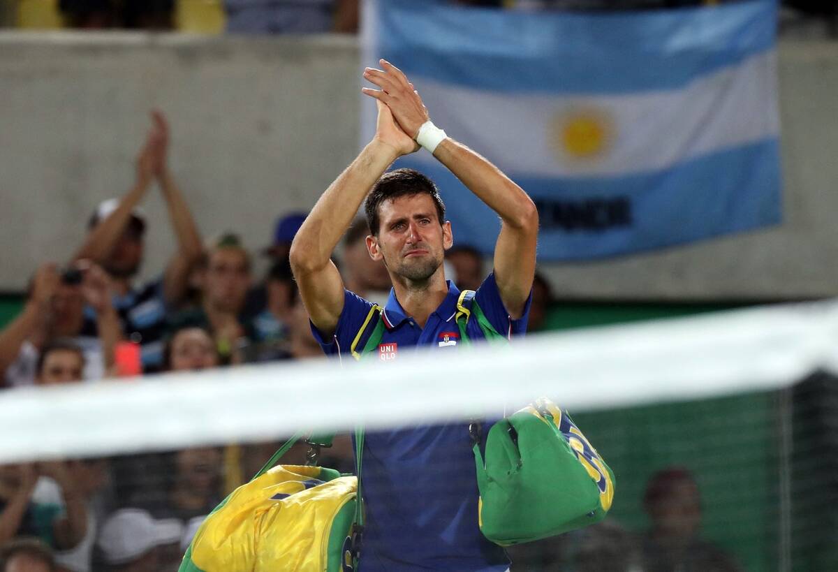 Novak Đoković Huan Martin del Potro u Rio de Žaneiru 2016. godine