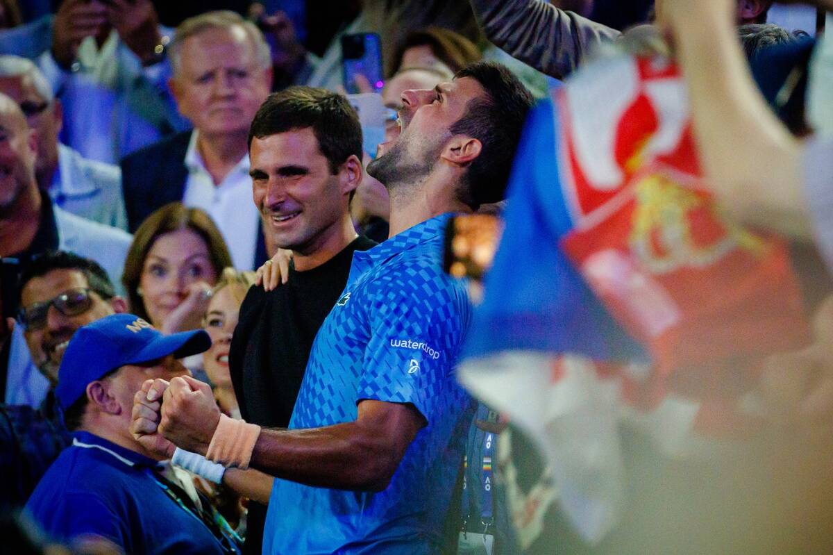 Novak Đoković sa bratom Markom u finalu Australijan opena 2023