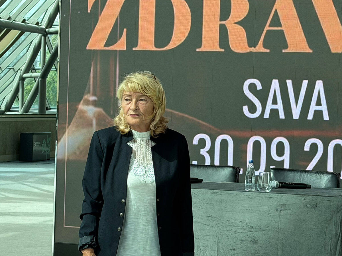 Udovica Tome Zdravkovića Gordana na promociji koncerta u njegovu čast (7).jpg