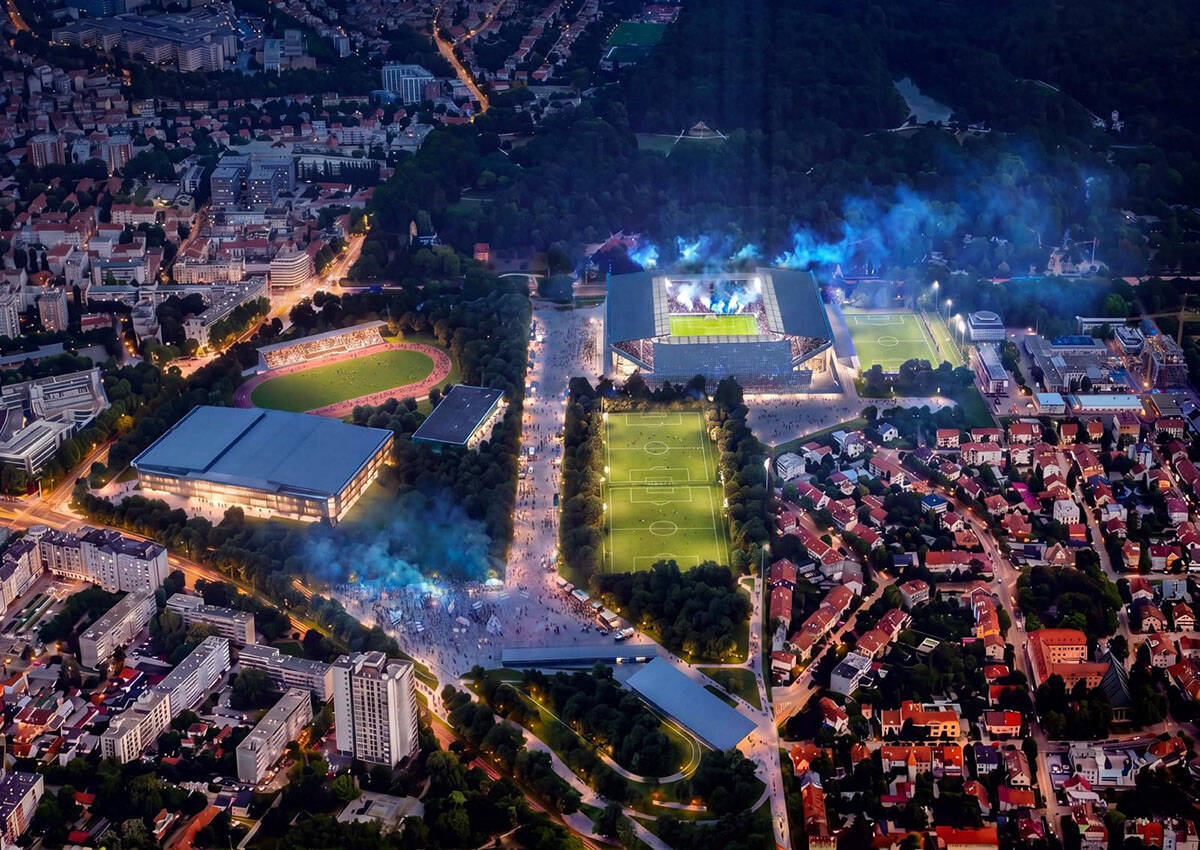Idejno rešenje Stadiona Maksimir
