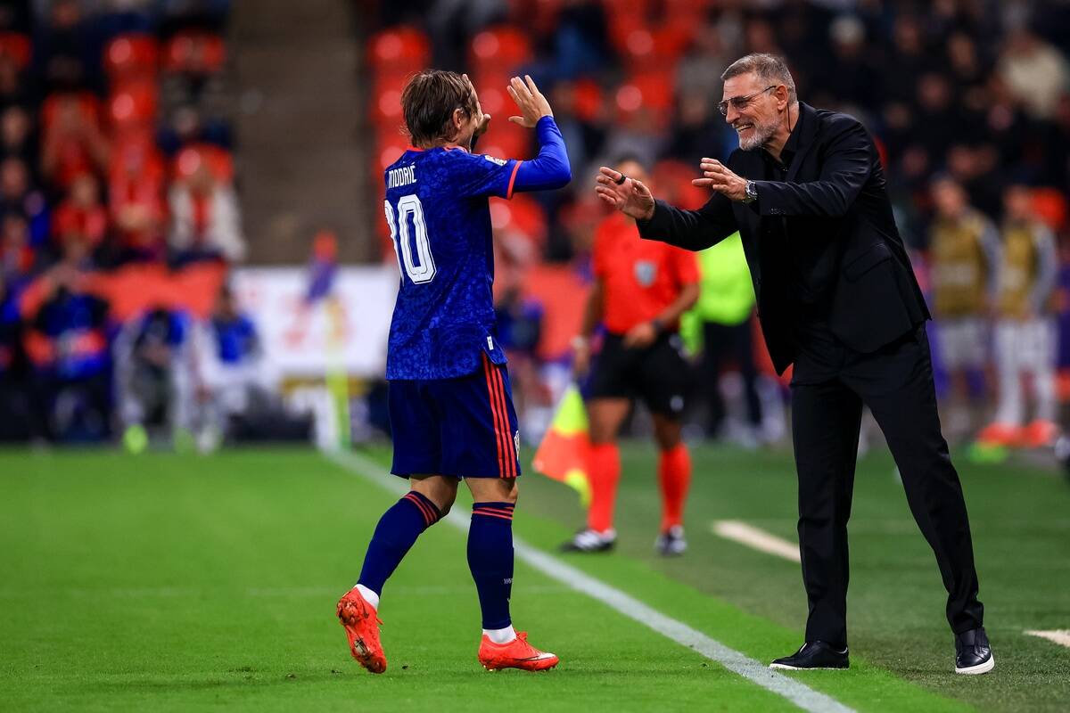 Slaven Bilić i Luka Modrić