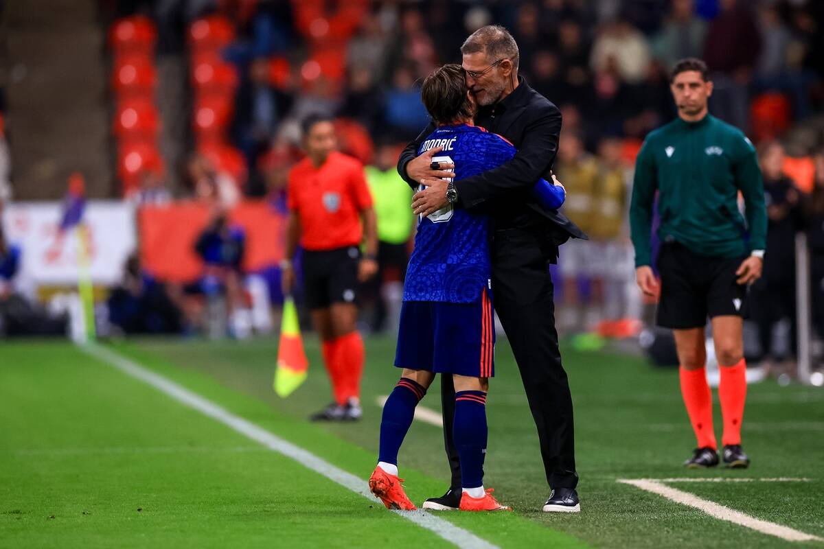 Slaven Bilić i Luka Modrić