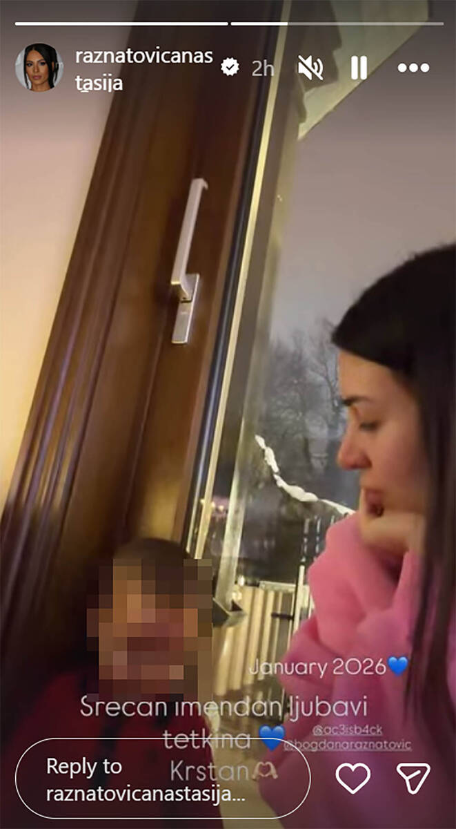 Anastasija Ražnatović čestitala Krstanu imendan 4.jpg