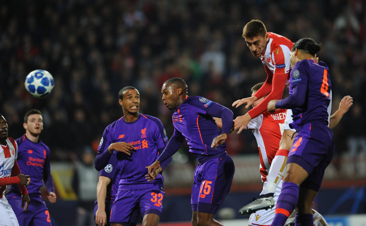 Gol Milana Pavkova za istorijsku pobedu Crvene zvezde protiv Liverpula 2018. godine u Ligi šampiona.