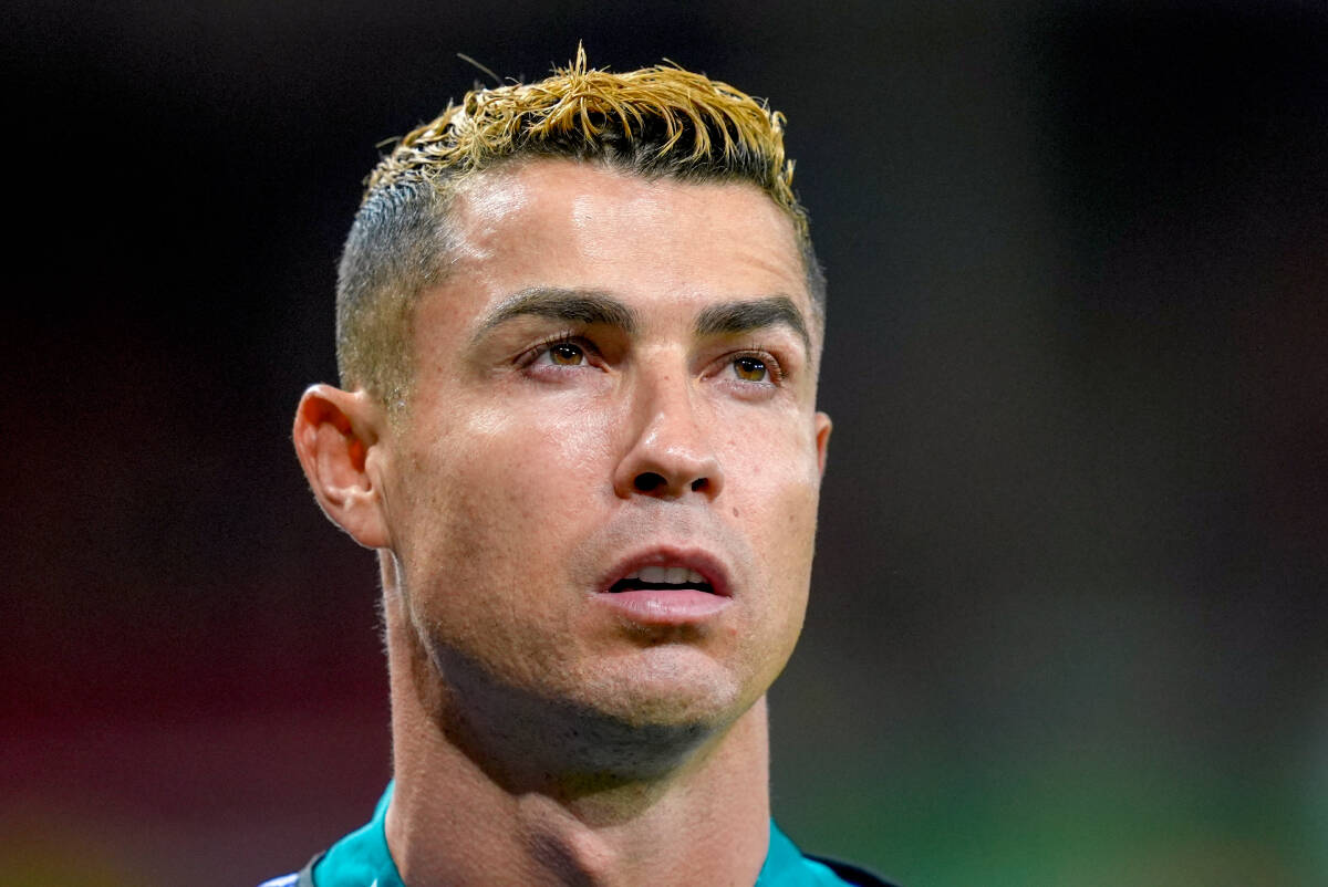 Kristijano Ronaldo na zagrevanju u Norveškoj