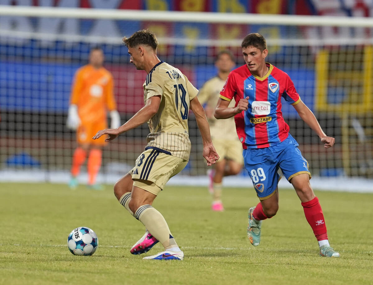 Matej Deket na utakmici Borac Banjaluka - Levski Sofija u kvalifikacijama za Ligu šampiona