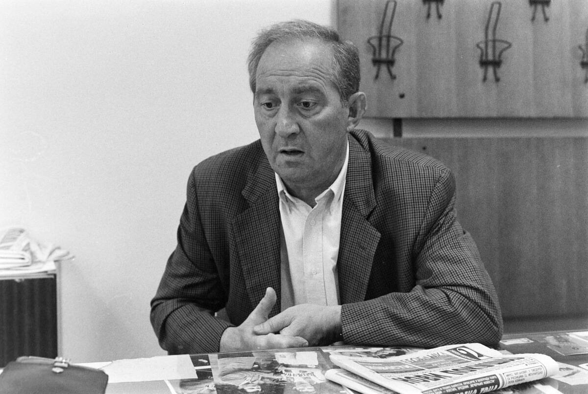 Nekadašnji fudbaler Velibor Vasović kao fudbalski trener.