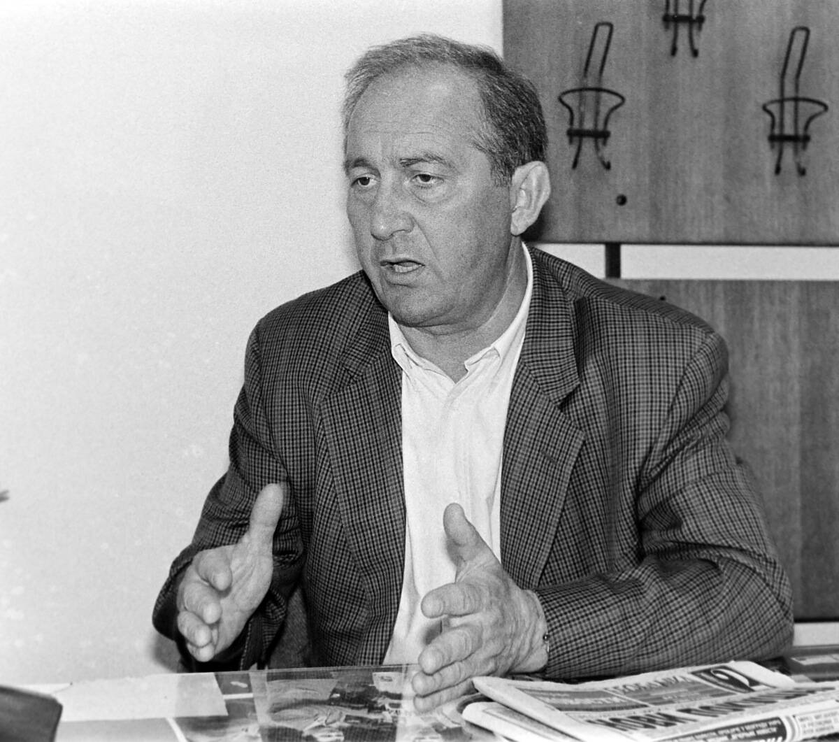 Nekadašnji fudbaler Velibor Vasović kao fudbalski trener.