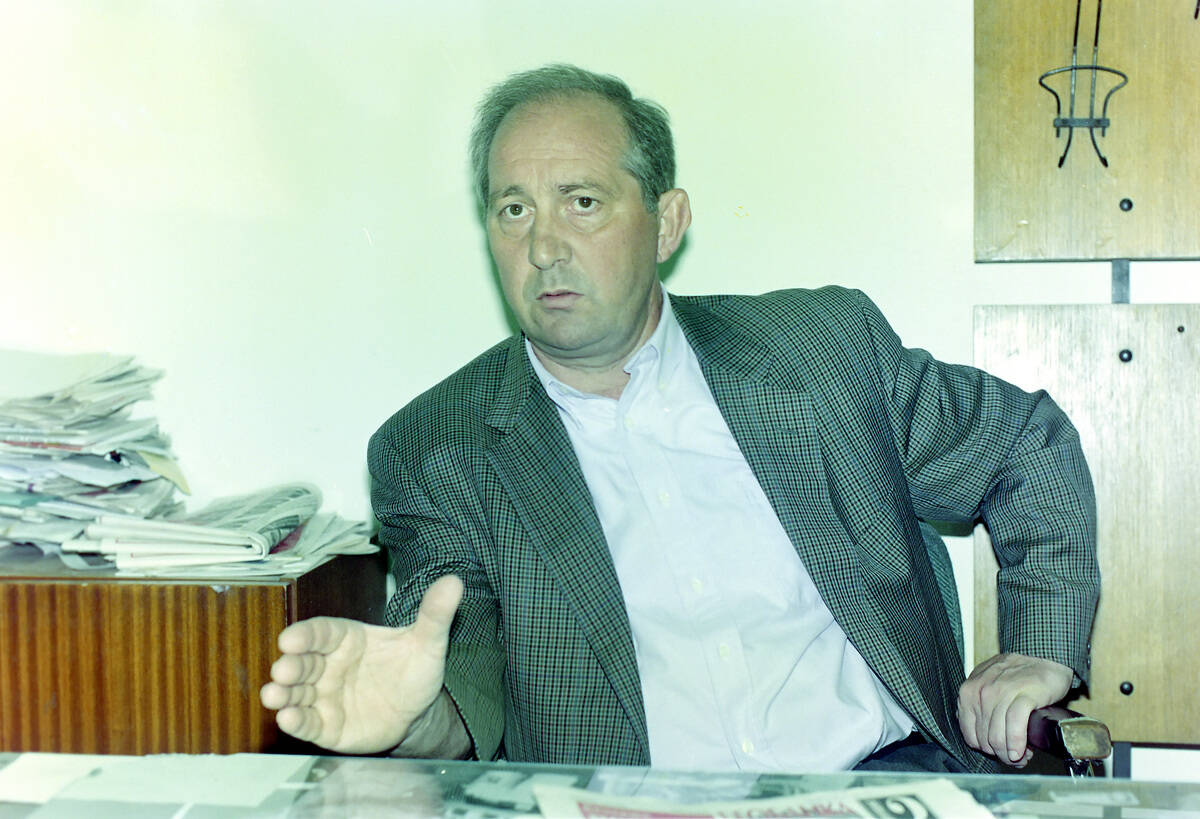 Nekadašnji fudbaler Velibor Vasović kao fudbalski trener.