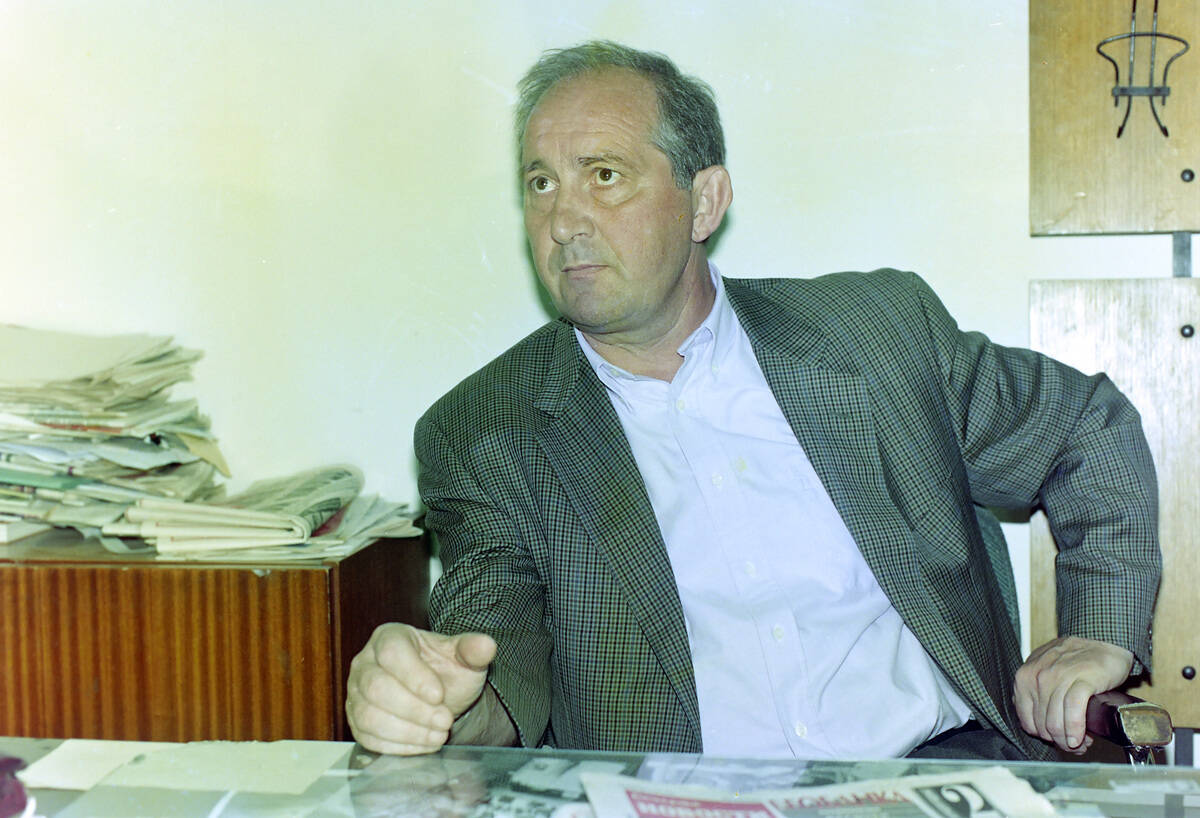 Nekadašnji fudbaler Velibor Vasović kao fudbalski trener.