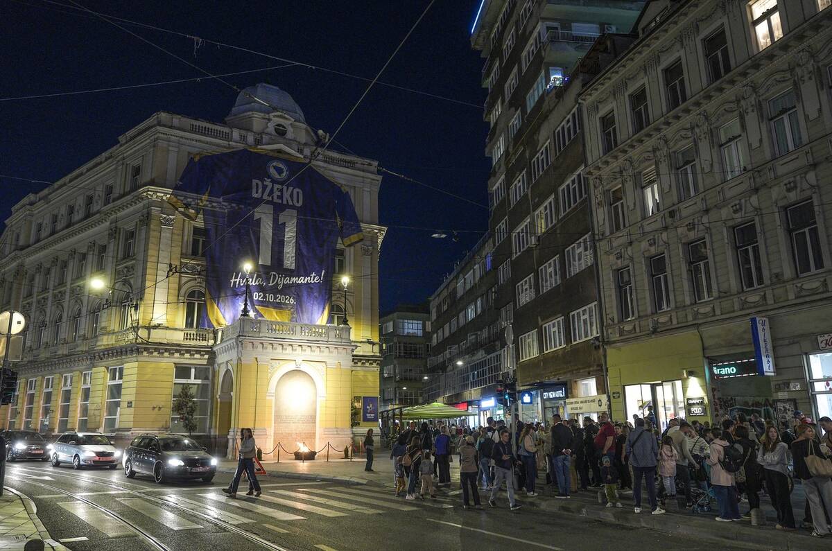 Edin Džeko oproštaj u Sarajevu