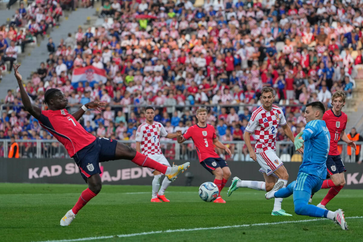 Bukajo Saka daje gol Hrvatskoj