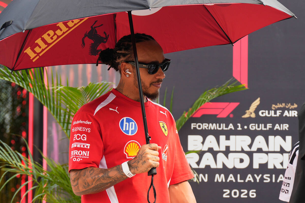 Luis Hamilton, Formula 1 u Bahreinu