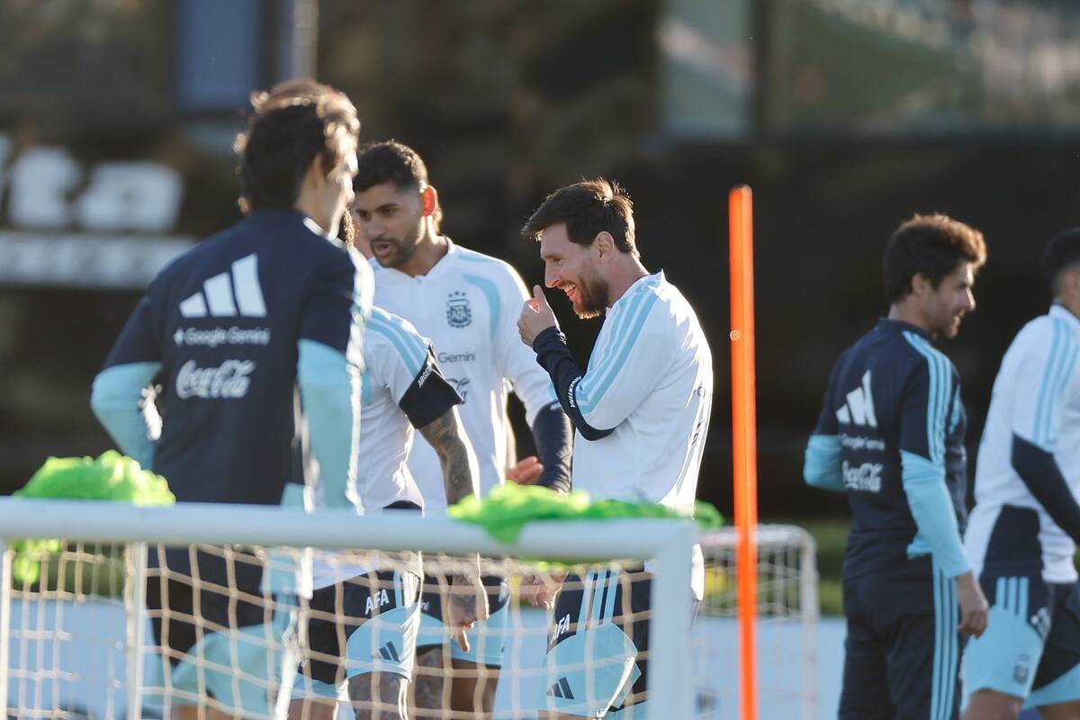 Lionel Mesi na poslednjem treningu u Argentini