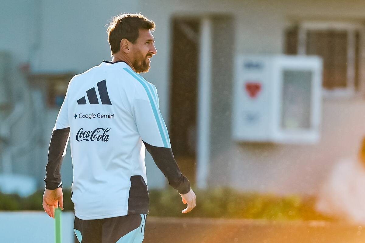 Lionel Mesi na poslednjem treningu u Argentini