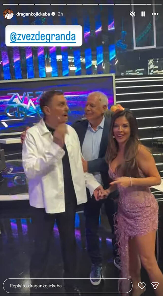 Dragan Kojić Keba i Ana Sević na snimanju ZG