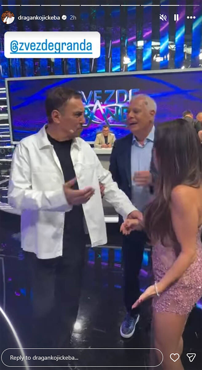 Dragan Kojić Keba i Ana Sević na snimanju ZG