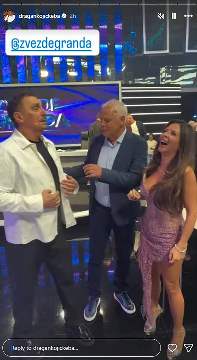 Dragan Kojić Keba i Ana Sević na snimanju ZG