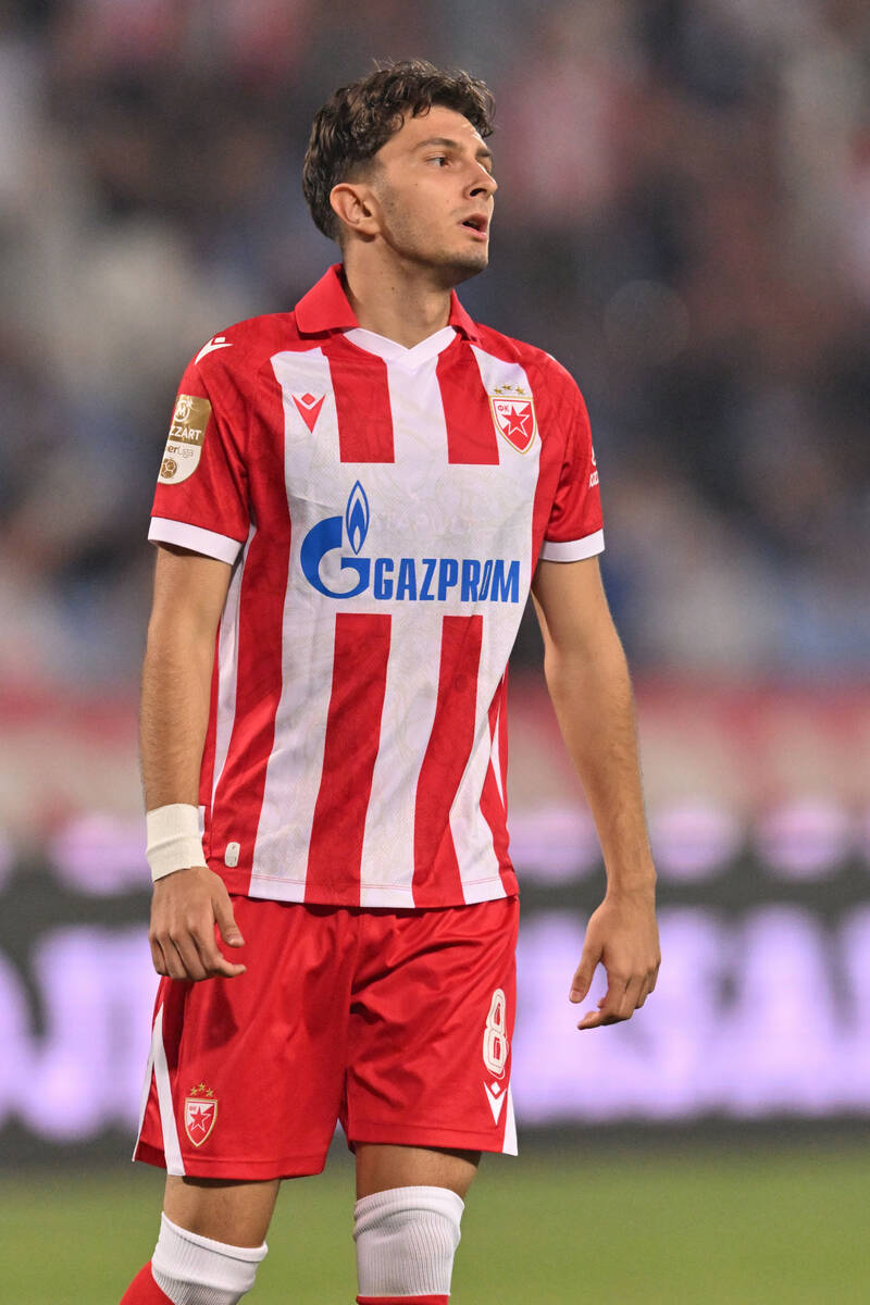Kristijan Balov, fudbaler Crvene zvezde.