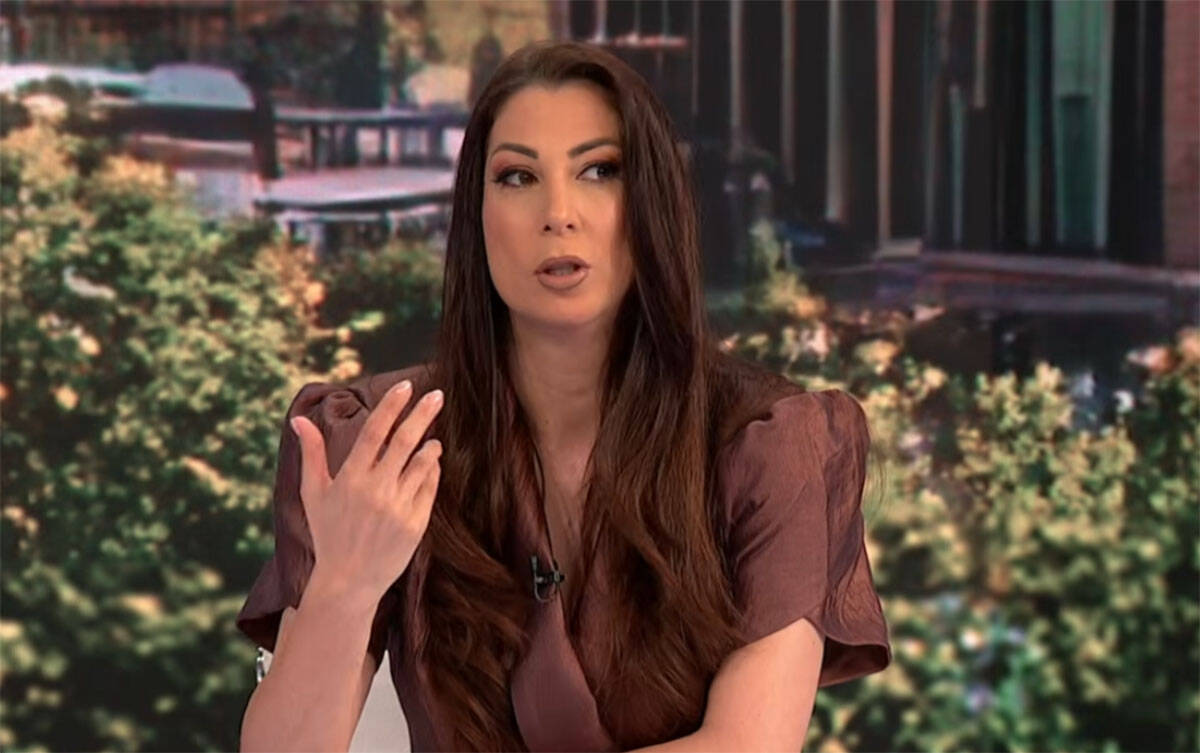Nadežda Biljić u braon haljini