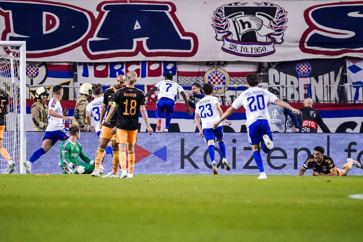 Fudbaleri Hajduka slave gol protiv Ajaksa