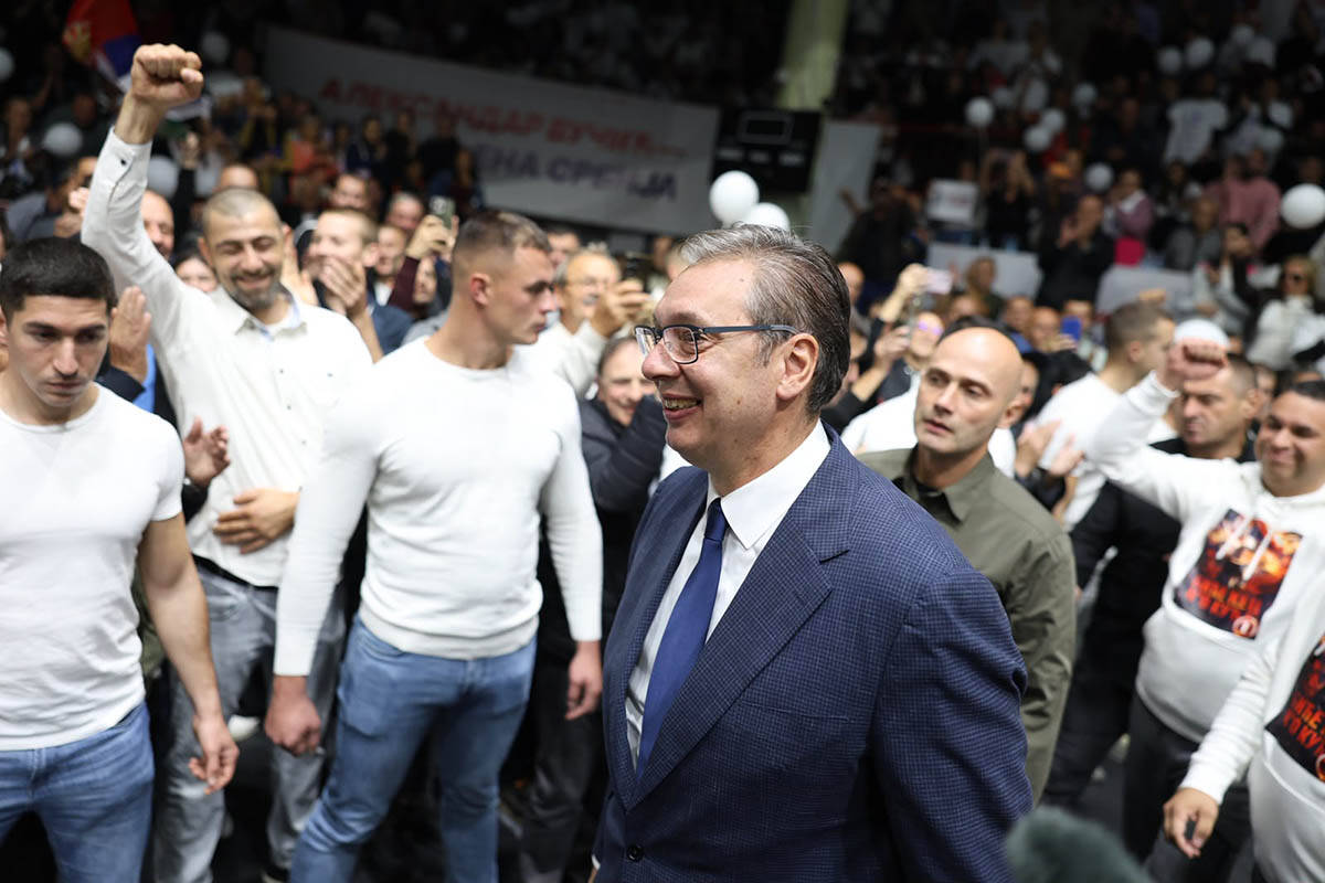 Skup liste Ujedinjena Srbija u Čačku, Aleksandar Vučić2.jpg